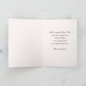 ヴィンテージ。イースターカード シーズンカード (内部)