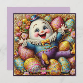 ヴィンテージ・イースター 〜ファイン・グランドソン〜 ハンプティ・ダンプティ〜 シーズンカード (正面/裏面)