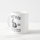 ヴィンテージ イースター ラビット コーヒーマグカップ (正面左)