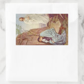 ヴィンテージ: イースター- 長方形シール (バッグ)