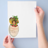 ヴィンテージ·イービクトリアンスター,卵の子ども チラシ (手)