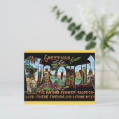 ヴィンテージ　ウィスコンシン　グリーティング　ポストカード ポストカード (スタンド正面)