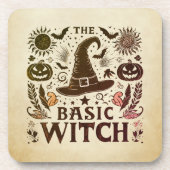 ヴィンテージ・ウィッチコア・ハロウィンテーマ コースター (正面)