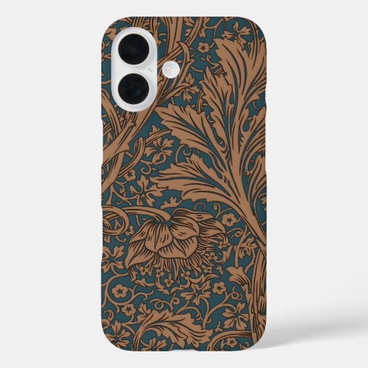 ヴィンテージ ウィリアム・モリス アルカディア フルシームレス Case-Mate iPhoneケース (裏面)