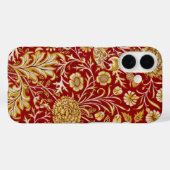 ヴィンテージ ウィリアム・モリス チェルウェル レッド フラワーアート Case-Mate iPhoneケース (裏面 (横))