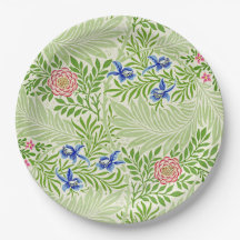 ヴィンテージ ウィリアム モリス フェルンと花