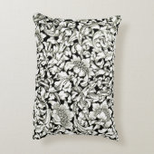 ヴィンテージ ウィリアム・モリス 装飾 テキスタイル パターン アクセントクッション (裏面(縦))