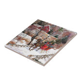 ヴィンテージ・ウィンター・ホース・アンド・ソレイ タイル (側面)