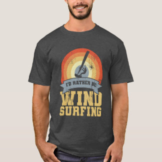 ヴィンテージ ウィンドサーフィン 引用 少年 Tシャツ