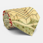 ヴィンテージ – ウィーンオーストリアの地図(1710) ネクタイ (ロール)