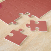 ヴィンテージ・ウイスキードリンクのセーブ・ザ・デート ジグソーパズル (側面)