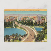 ヴィンテージ，ウェストレイクパーク，ロサンゼルス，カリフォルニア ポストカード (正面)