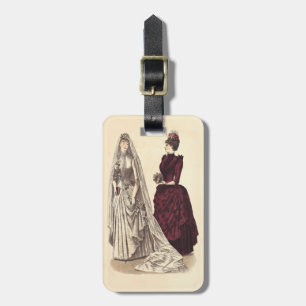 ヴィンテージ ウェディング ブライダルパーティー 花嫁とブライズメイド ラゲッジタグ