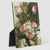 ヴィンテージ ウェディング ブーケ フォトプラーク (側面)