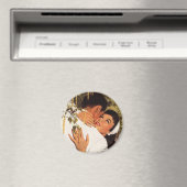 ヴィンテージ ウェディング プロポーズ、愛とロマンス マグネット (インサイチュ (食洗機))