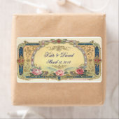 ヴィンテージ ウェディング ワインラベル、ボトルラベル ラベル (インサイチュ)