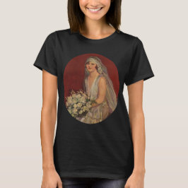 ヴィンテージ ウェディング, ヴィクトリア朝の花嫁 ブライダル ポートレート Tシャツ