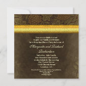 ヴィンテージ ウェディング 50周年 アニバーサリー インビテーションズ フォト 招待状 (裏面)