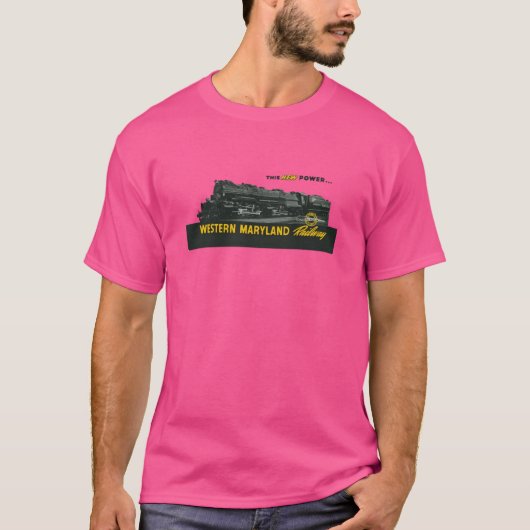 ヴィンテージ ウエスタンマリーランド鉄道 Tシャツ (正面)