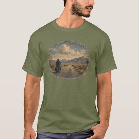 ヴィンテージ ウエスタン ロードトリップ Tシャツ (正面)