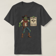 ヴィンテージ・ウォンテッド・ゾンビ・ホラー・レトロTシャツ