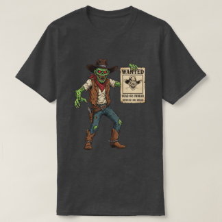 ヴィンテージ・ウォンテッド・ゾンビ・ホラー・レトロTシャツ Tシャツ