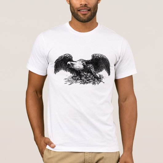 ヴィンテージ ウォーイーグル Tシャツ (正面)