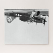 ヴィンテージ・ウォーバード飛行機 第二次世界大戦戦闘機 写真 ジグソーパズル (横)