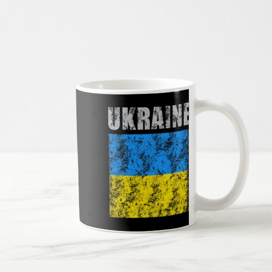 ヴィンテージ ウクライナ ウクライナ国旗 プライド 9 コーヒーマグカップ (右)