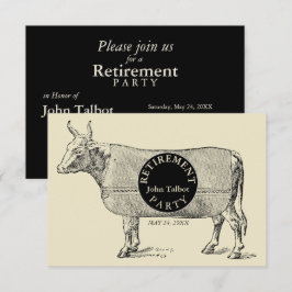 ヴィンテージ·ウット·ブランケット·リタイアメント·パーティの招待状1 招待状