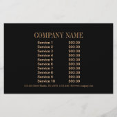 ヴィンテージ ウッドグレイン カウボーイ ブーツ ウエスタン カントリー チラシ (裏面)