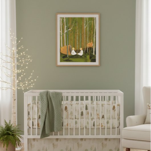 ヴィンテージ　ウッドランド　ナーセリー　シビュレ・フォン・オルファーズ　ポスター ポスター