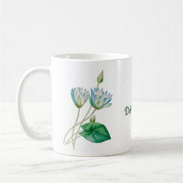 ヴィンテージ エジプト蓮の花 コーヒーマグカップ