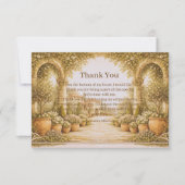 ヴィンテージ・エステート・ガーデン・バースデー サンキューカード (正面)