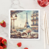 ヴィンテージ エッフェル塔 パリ 絵画 (インサイチュ)