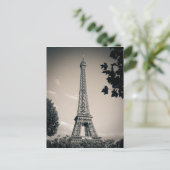 ヴィンテージ エッフェル塔 ブライダルシャワー ゲーム ポストカード (スタンド正面)