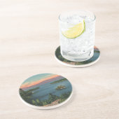 ヴィンテージ エメラルドベイ レイクタホ コースター (側面)