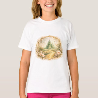 ヴィンテージ エメラルド城 子供服 Tシャツ