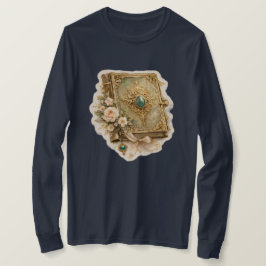 ヴィンテージ エメラルド ストーリーブック 長袖Tシャツ Tシャツ