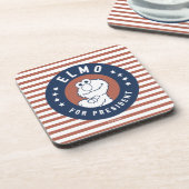 ヴィンテージ・エルモ（大統領バッジ） コースター (左側)