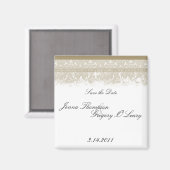 ヴィンテージ エレガント ウェディング マグネット (正面/裏面)