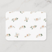 ヴィンテージ エレガント |リトルプリンセスおむつラッフル エンクロージャーカード (裏面)