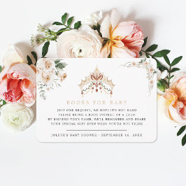 ヴィンテージ エレガント |リトルプリンセスブックリクエスト エンクロージャーカード