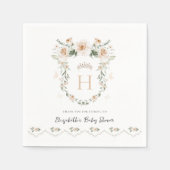 ヴィンテージ エレガント |リトルプリンセスベイビーシャワー スタンダードカクテルナプキン (正面)