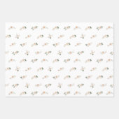 ヴィンテージ エレガント |リトルプリンセスベイビーシャワー ラッピングペーパーシート (正面2)