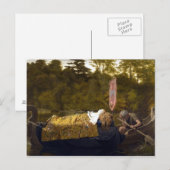 ヴィンテージ・エレーン・ザ・レディ・オブ・シャロット・キング・アーサー ポストカード (正面/裏面)