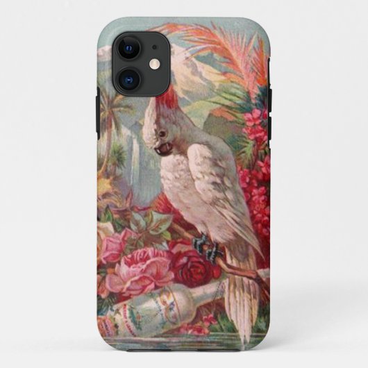 ヴィンテージ オウム iPhone 5 トロピカルケース Case-Mate iPhoneケース (裏面)