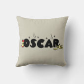 ヴィンテージ・オスカーのタクシー・サービス クッション (裏面)