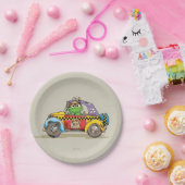 ヴィンテージ・オスカーのタクシー・サービス ペーパープレート (パーティー)