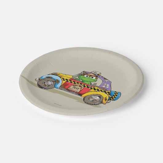 ヴィンテージ・オスカーのタクシー・サービス ペーパープレート (アングル)